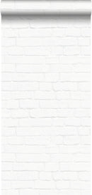 ESTAhome tapet tegelvägg - vitt - Hemmavid.se