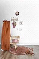 ESTAhome tapet små hjärtan - ljusrosa och vitt - Hemmavid.se