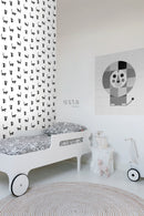 ESTAhome tapet kattungar - svart och vitt - Hemmavid.se