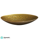 Nybro Crystal Fat Croco  vit-guld  70x390 mm - Hemmavid