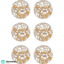 Åry Trays Bachelours button, Glasunderlägg - Ø10cm - 6-pack - Hemmavid