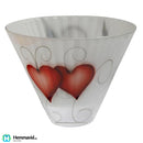 Nybro Crystal Ljuslykta Crystal Ink Heart 90x130 mm - Hemmavid