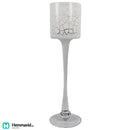 Nybro Crystal Lykta på fot Desert vit 400x100mm - Hemmavid