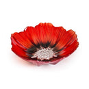 Poppy, skål, röd/svart - stor