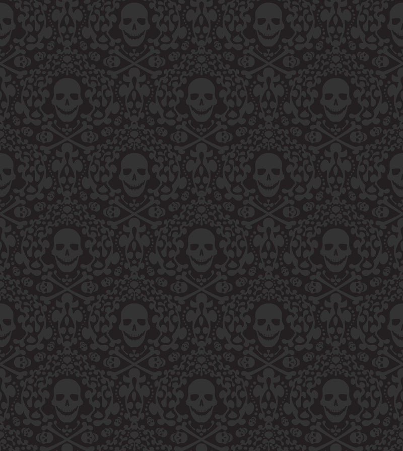 Happy Skulls - Svart