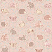 Reveal Wallpaper Forest Guest List Ogee - Rosa – designstark produkt för ett vackrare och mer personligt hem