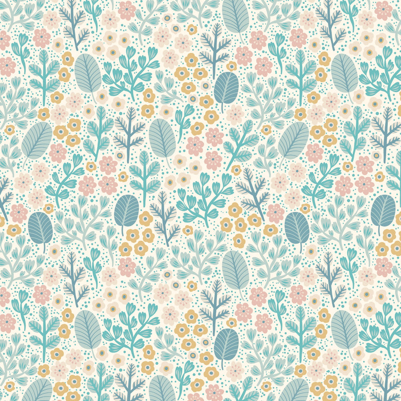 Reveal Wallpaper Blomsterbädd - Vår – designstark produkt för ett vackrare och mer personligt hem