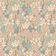 Reveal Wallpaper Blomsterbädd - Ockra – designstark produkt för ett vackrare och mer personligt hem