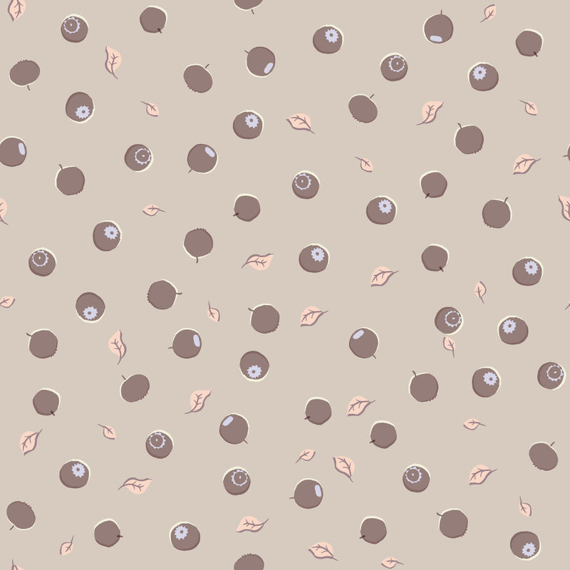 Reveal Wallpaper Blåberry Punch - Brun – designstark produkt för ett vackrare och mer personligt hem