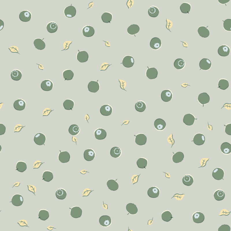 Reveal Wallpaper Blåberry Punsch - Grön – designstark produkt för ett vackrare och mer personligt hem