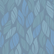 Reveal Wallpaper Knitted Leaf - Blå Mix – designstark produkt för ett vackrare och mer personligt hem