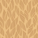 Reveal Wallpaper Knitted Leaf - Ochre – designstark produkt för ett vackrare och mer personligt hem
