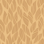 Reveal Wallpaper Knitted Leaf - Ochre – designstark produkt för ett vackrare och mer personligt hem