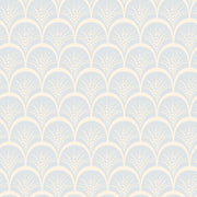 Reveal Wallpaper Feather fan - Eggshell Blå – designstark produkt för ett vackrare och mer personligt hem