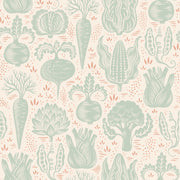 Reveal Wallpaper Grönsaksgården - Salvia – designstark produkt för ett vackrare och mer personligt hem