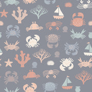 Reveal Wallpaper Crab Beach - Sea – designstark produkt för ett vackrare och mer personligt hem