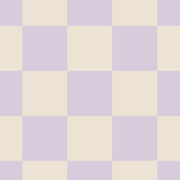 Reveal Wallpaper Checkers - Lilac – designstark produkt för ett vackrare och mer personligt hem