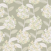 Reveal Wallpaper Hortensia - Oliv – designstark produkt för ett vackrare och mer personligt hem