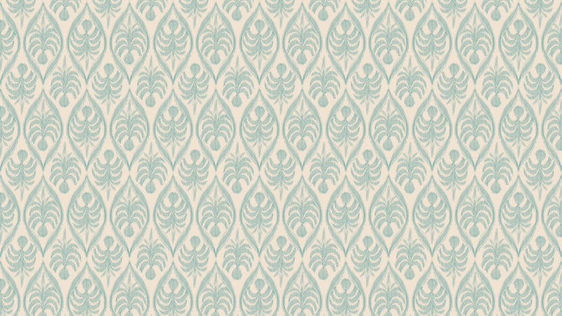 Ikat Palm Tree - Aqua