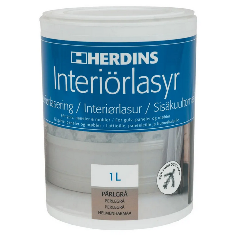 Herdins Interiörlasyr Aqua - 1L (Tidigare namn, Golvlasyr)
