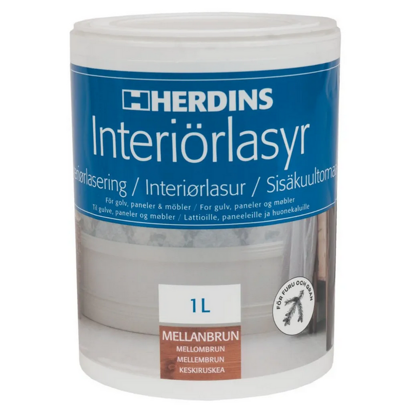 Herdins Interiörlasyr Aqua - 1L (Tidigare namn, Golvlasyr)
