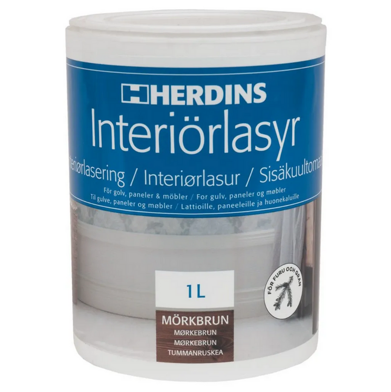 Herdins Interiörlasyr Aqua - 1L (Tidigare namn, Golvlasyr)