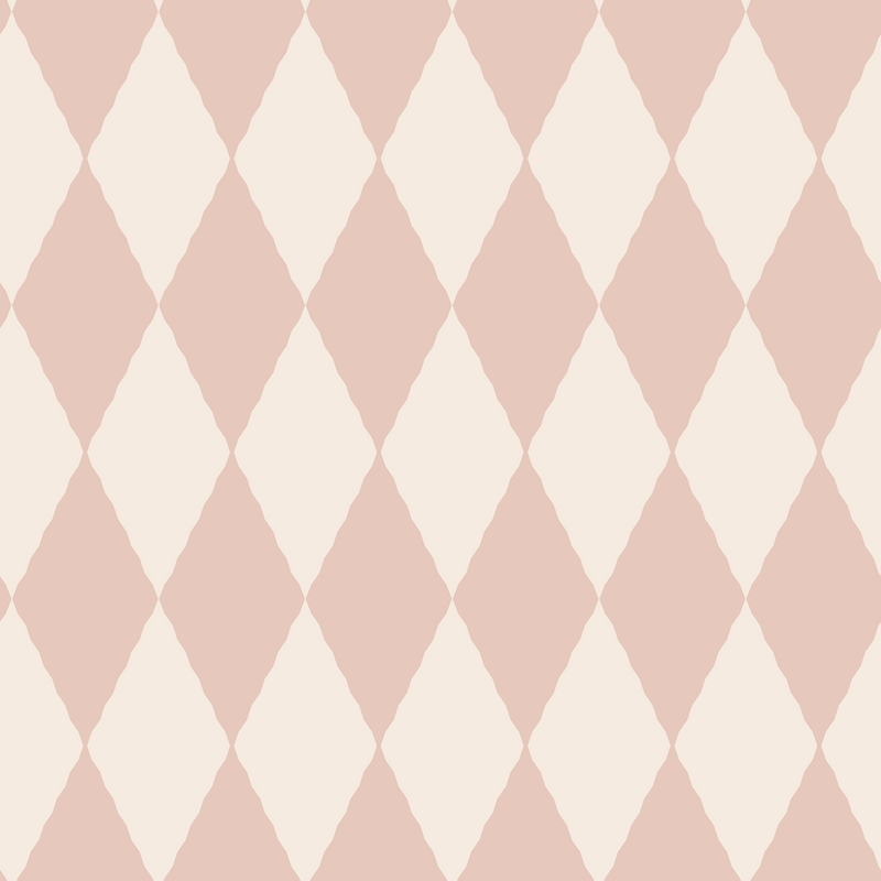 Wavy Diamond - Dusty Pink