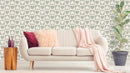 Reveal Wallpaper CheckeRöd Hearts - Sage – designstark produkt för ett vackrare och mer personligt hem