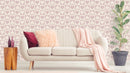 Reveal Wallpaper CheckeRöd Hearts - Lilac – designstark produkt för ett vackrare och mer personligt hem