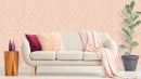 Reveal Wallpaper Knitted Leaf - Powder – designstark produkt för ett vackrare och mer personligt hem