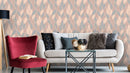 Reveal Wallpaper Knitted Leaf - Earth Mix – designstark produkt för ett vackrare och mer personligt hem