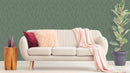 Reveal Wallpaper Knitted Leaf - Grön – designstark produkt för ett vackrare och mer personligt hem