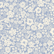 Reveal Wallpaper Joanie - Half Drop - Blå – designstark produkt för ett vackrare och mer personligt hem
