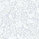 Butterfly Garden half drop - Cool Grå