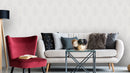 Reveal Wallpaper Diamond Geo - Pearl – designstark produkt för ett vackrare och mer personligt hem