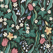 Reveal Wallpaper Danger Garden - half drop -Nighttime – designstark produkt för ett vackrare och mer personligt hem