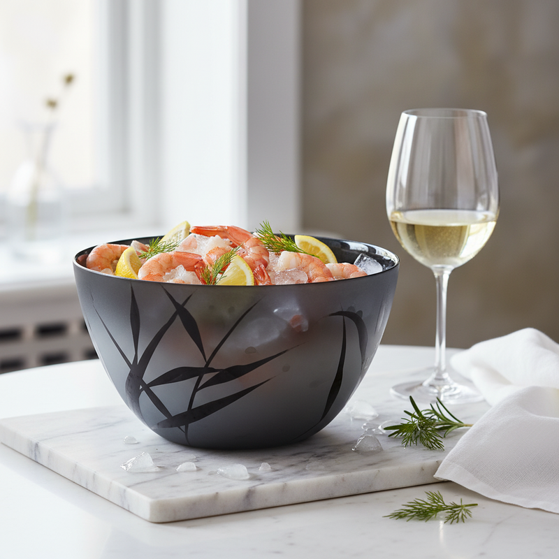 Nybro Crystal Skal Nebbioso Gra115X 210 Mm – kvalitetsprodukt för hem och renovering