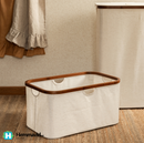 Bigso Tvättkorg Bamboo - Linne & Bambu, Liggande