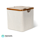 Bigso Förvaringskub Bamboo - Linne & Bambu