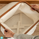 Bigso Förvaringsbox Bamboo - Linne & Bambu Small