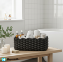 Bigso Rektangulär korg i Peachskin, grå - X-Large