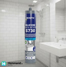 Bostik S730 Silicone Glass & Wetroom - 300ml Flera färger