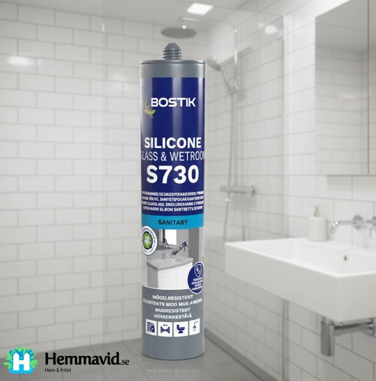 Bostik S730 Silicone Glass & Wetroom - 300ml Flera färger