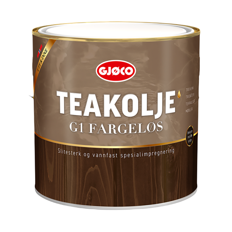 Gjøco Teakolje Matt G1  Båt- och träimpregnering