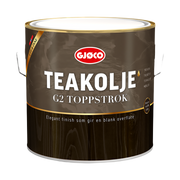 Gjöco Teakolje Blank G2 Toppstrykning – professionell färgprodukt för ett hållbart resultat