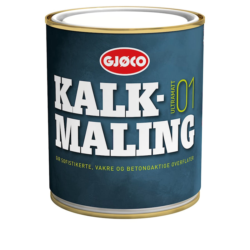 Gjöco Kalkmaling/Kalkfärg Ultramatt - Bas, välj kulör ur färgkartan