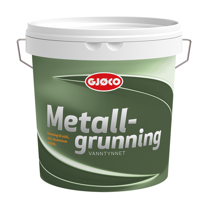 Gjøco Metallgrundning Vattenburen Vitpigmenterad - Speciellt lämplig till aluminium och lättmetall