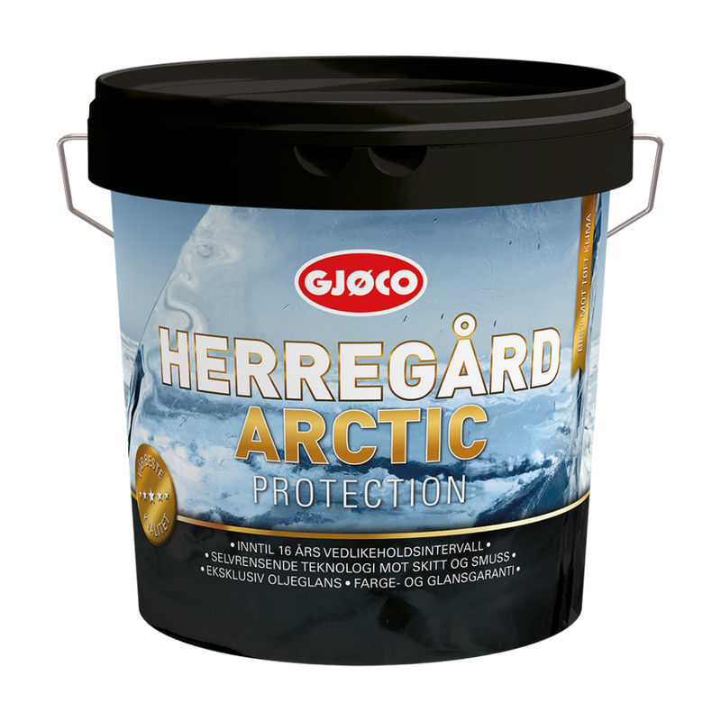 Gjøco Herrgård Arctic  FÄRDIG VIT - Suverän väderbeständighet och högre glans.