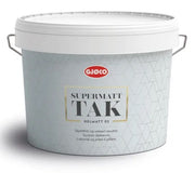 Gjöco Supermatt Tak 02 Vit - Helmatt, vattenbaserad takfärg – professionell färgprodukt för ett hållbart resultat