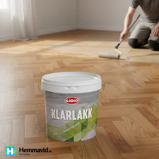 Gjøco Klarlakk 05 Vattenburen - Matt klarlack för trägolv